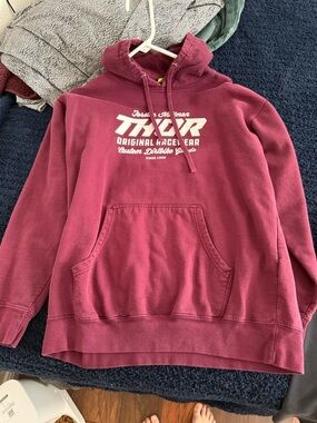 Thor Men's Hoodie Large Maroon